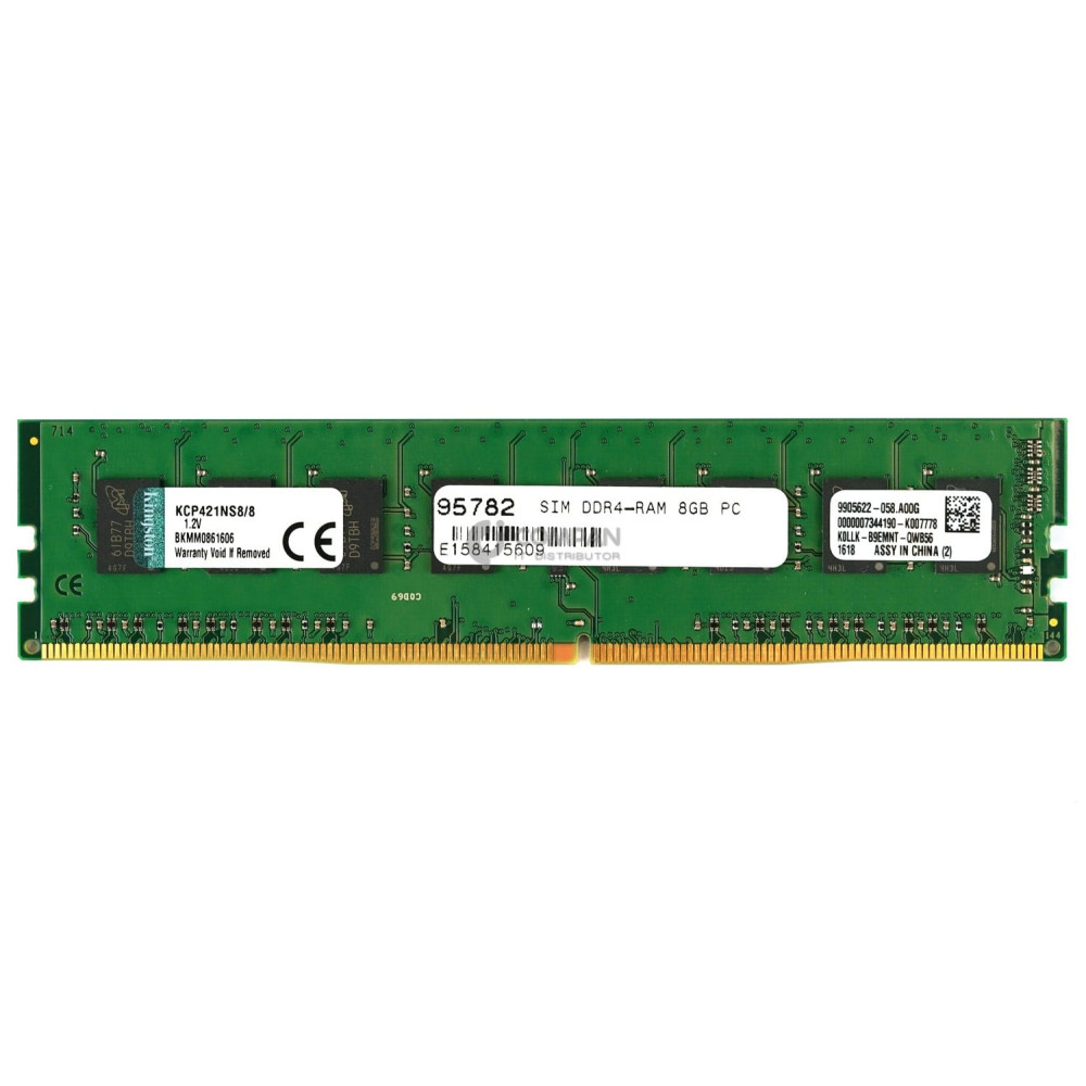 KCP421NS8-8 KINGSTON MEMORY 8GB PC4 2400T DDR4 KCP421NS8-8 KCP421NS8/8 KCP421NS8/8